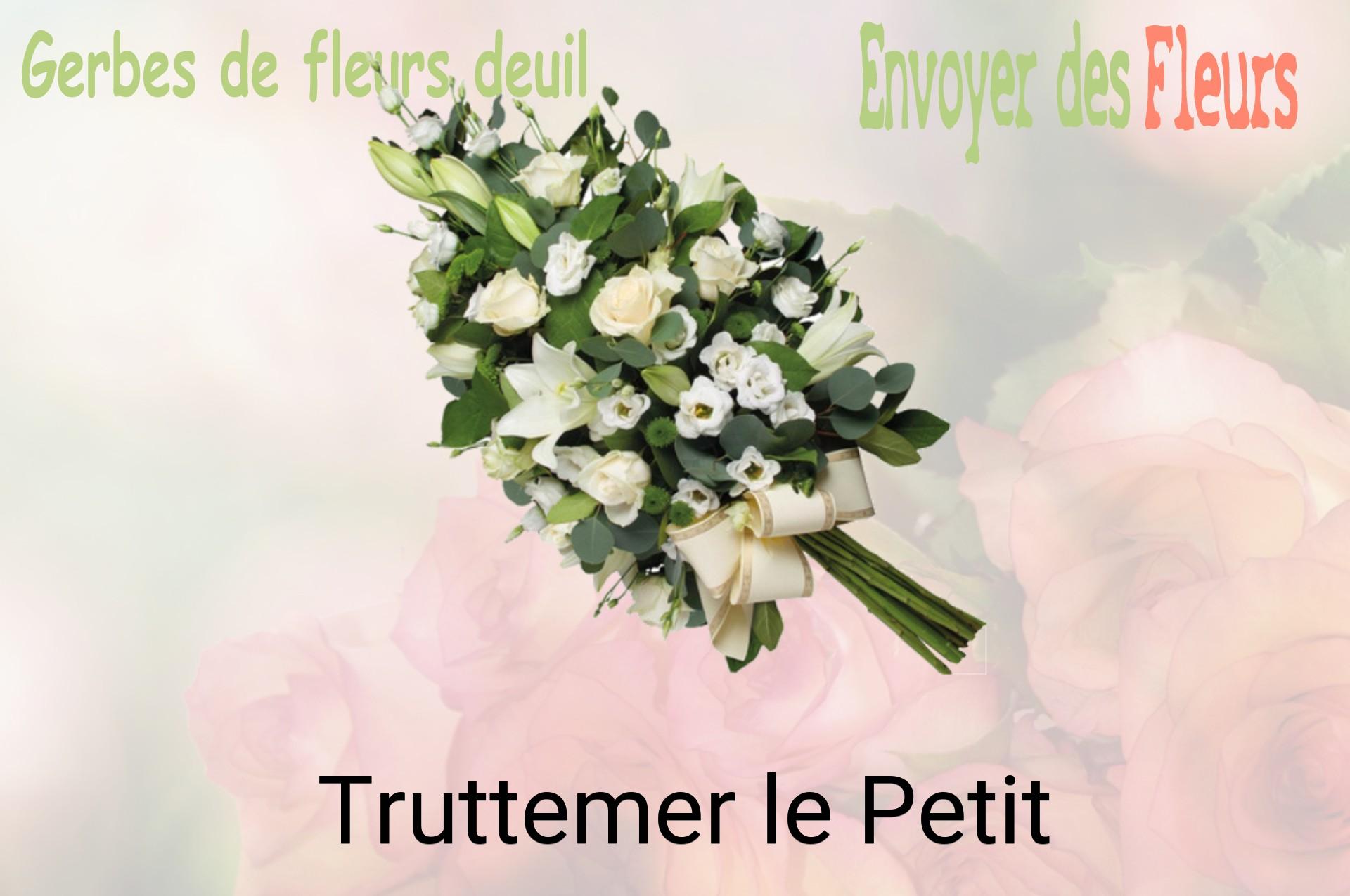 Gerbe de fleurs de deuil livrée à Truttemer-le-Petit
